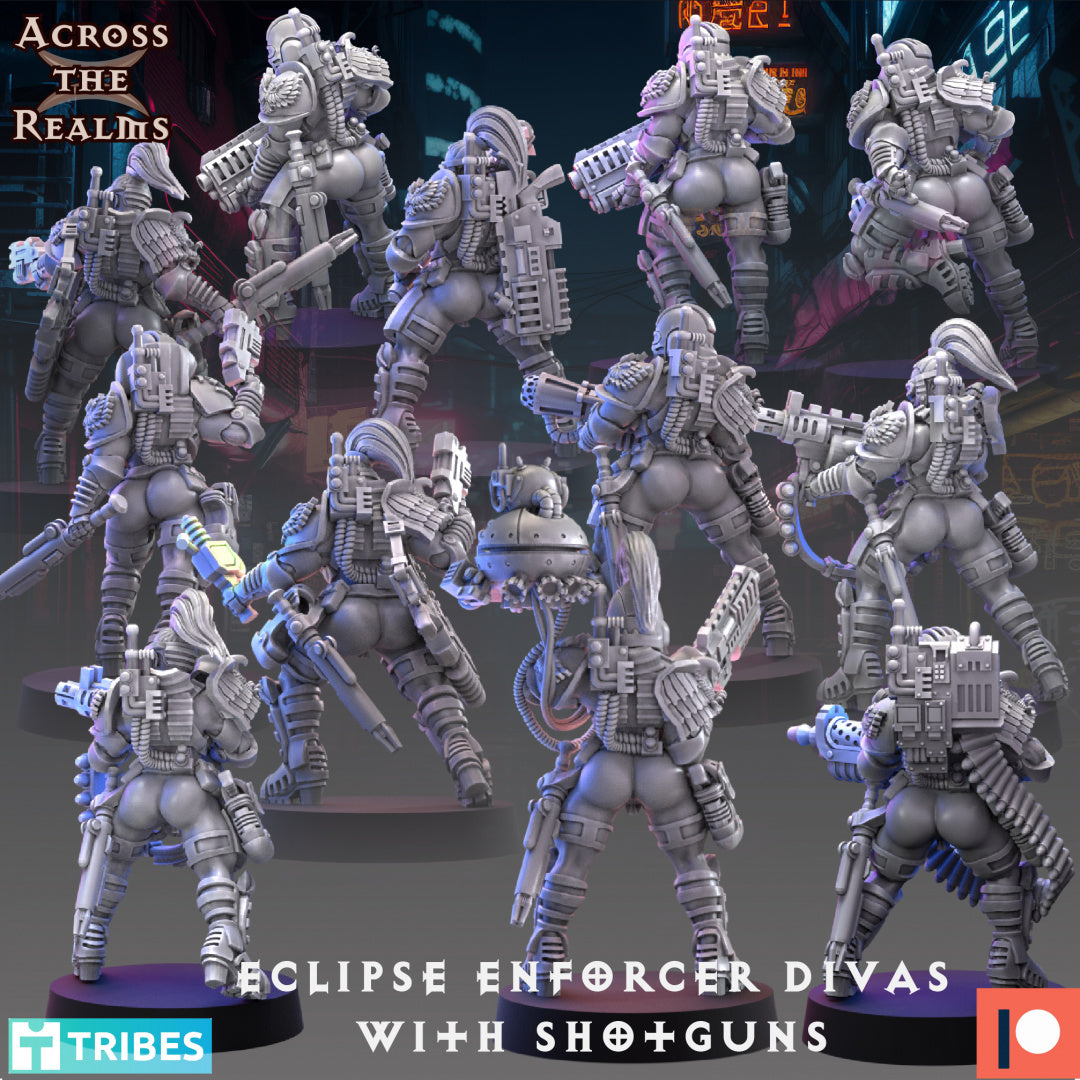 Eclipse Enforcer Divas with Shotguns - Across the Realms - Image 2