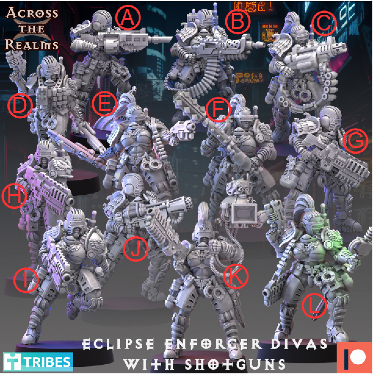 Eclipse Enforcer Divas with Shotguns - Across the Realms - Image 3