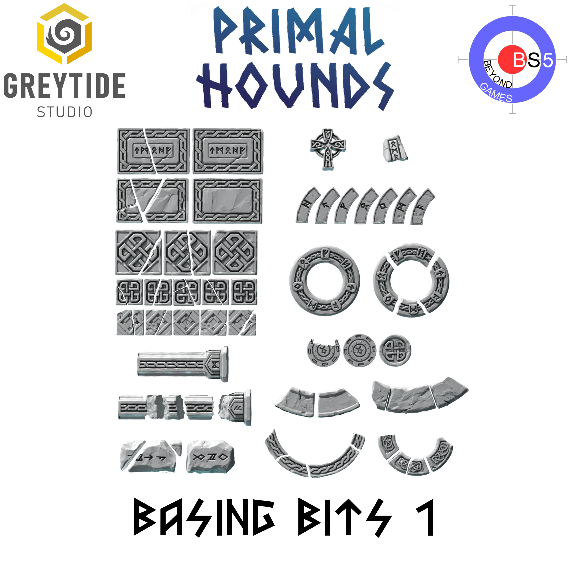 Basing Bits 1 - Primal Hounds - Greytide Studio