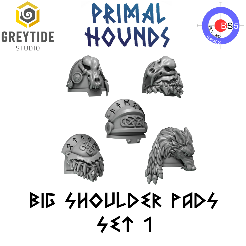 Big Shoulder Pads Set 1 - Primal Hounds - 1