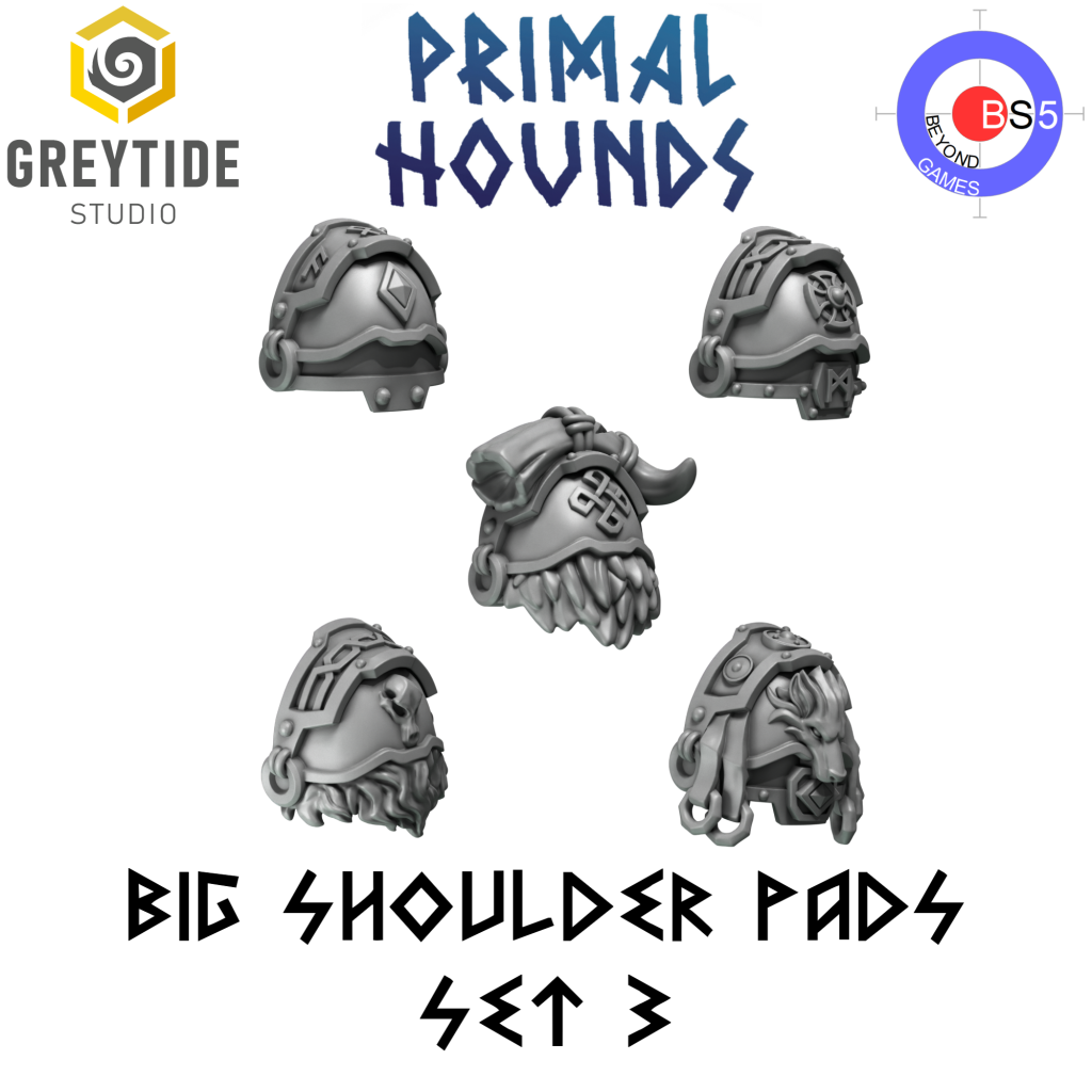 Big Shoulder Pads Set 3 - Primal Hounds - 1
