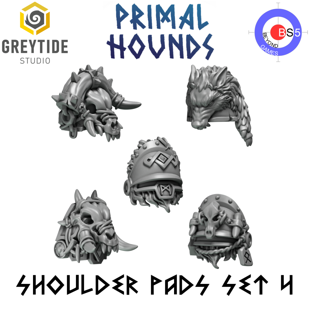 Shoulder Pads Set 4 - Primal Hounds - 1