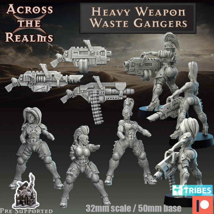 Heavy Weapon Waste Gangers - Grimdark Wastes - Image 2