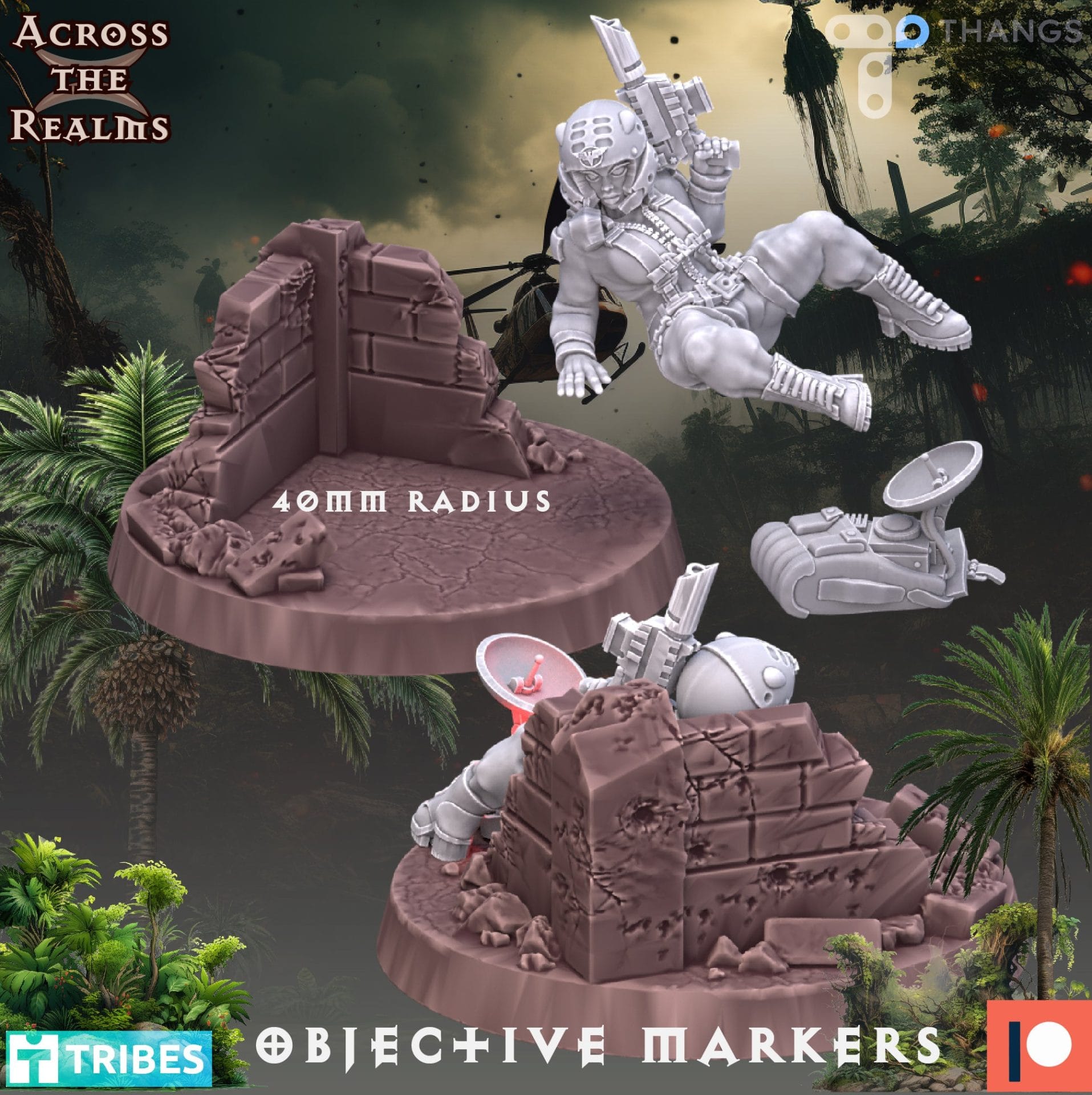 Jungle Fighter Objective Markers - Pinup Corps - Image 2