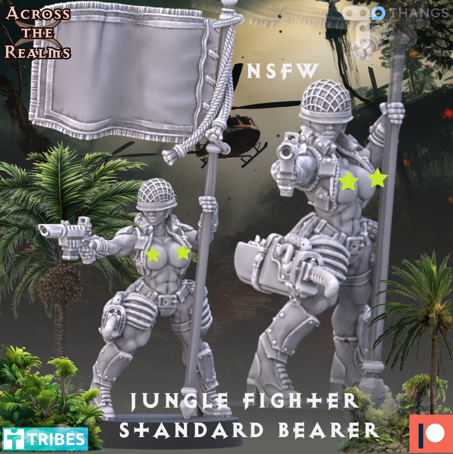 Jungle Fighter Standard Bearer - Pinup Corps - Image 2