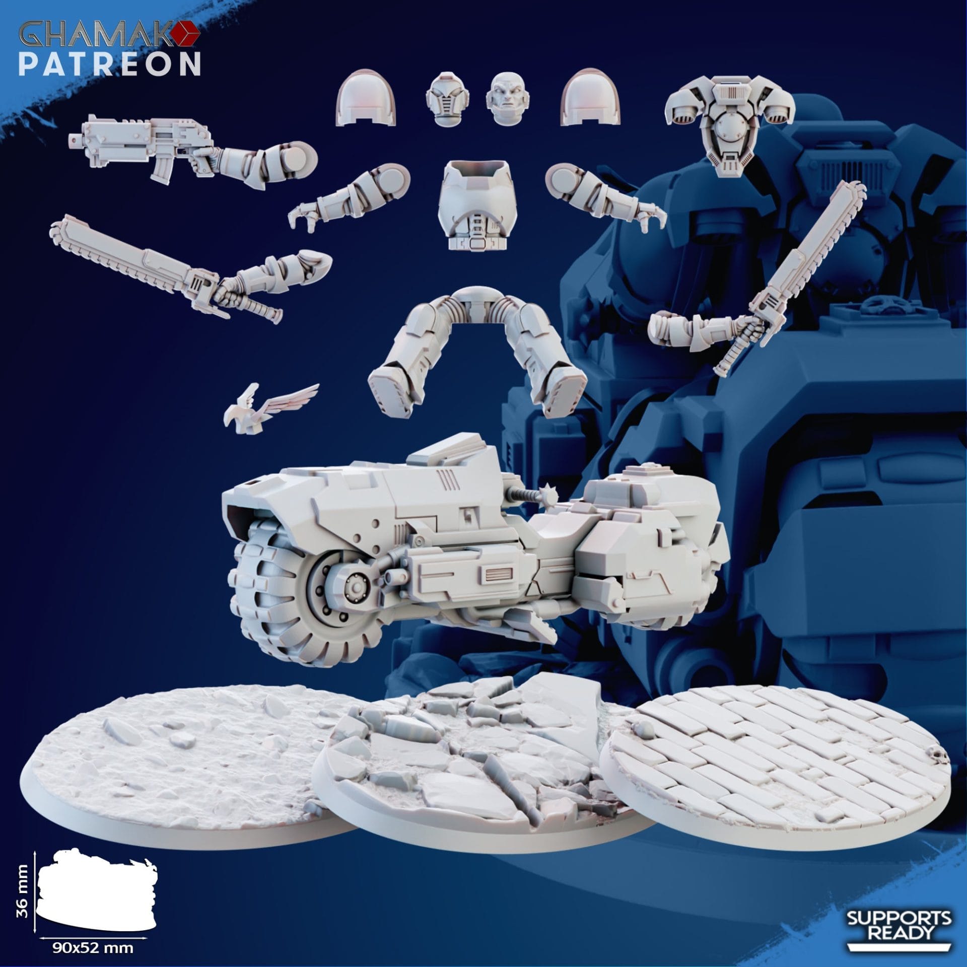 War Bike Squadron (Wheels) - Sidereum Knights - Image 2