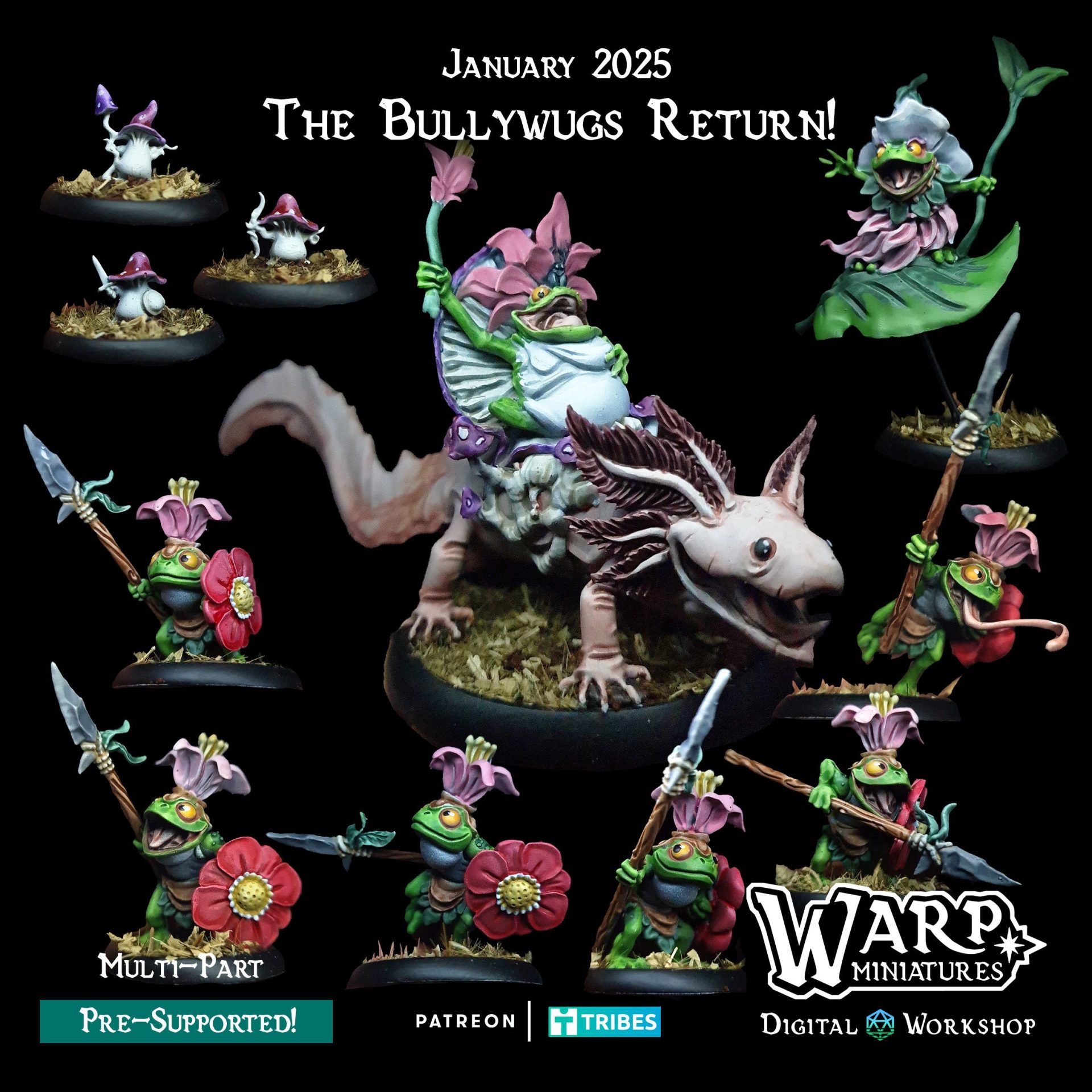 The Bullywugs Return - Warp Miniatures