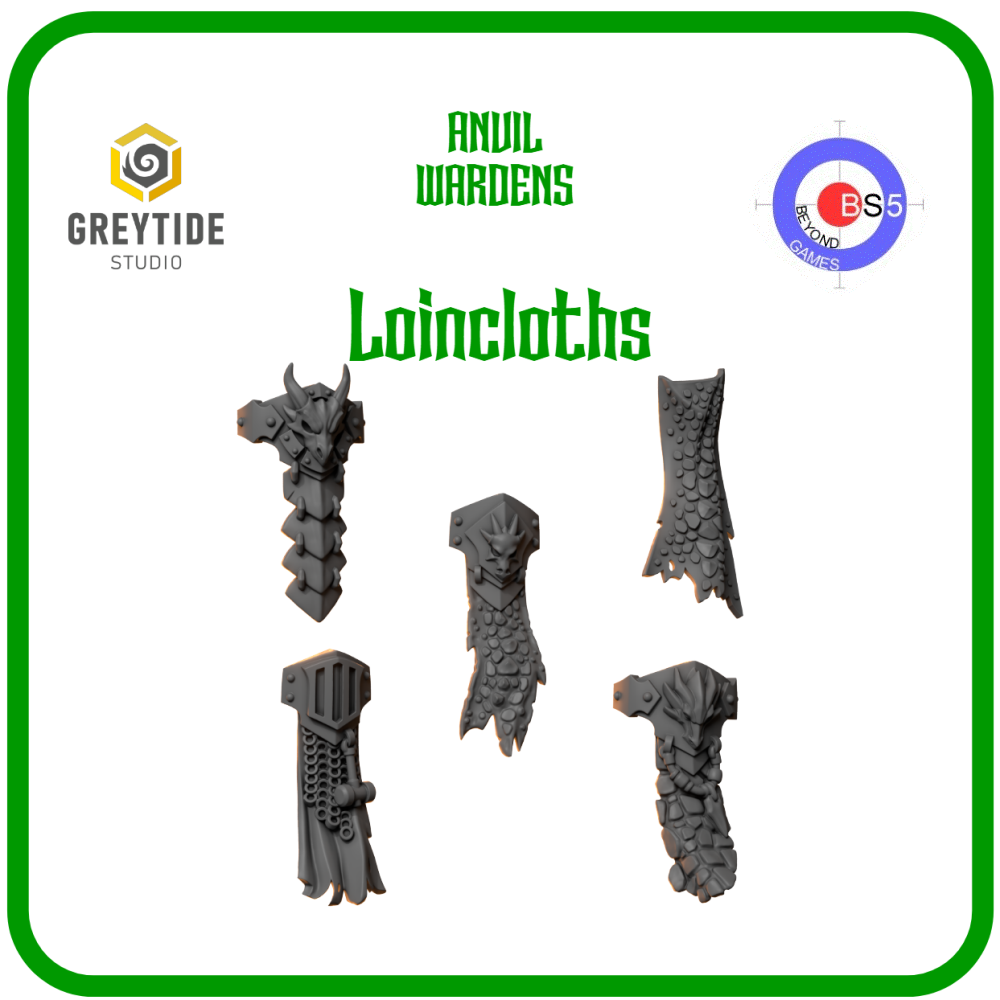 Loincloths Set - Anvil Wardens - Greytide Studio