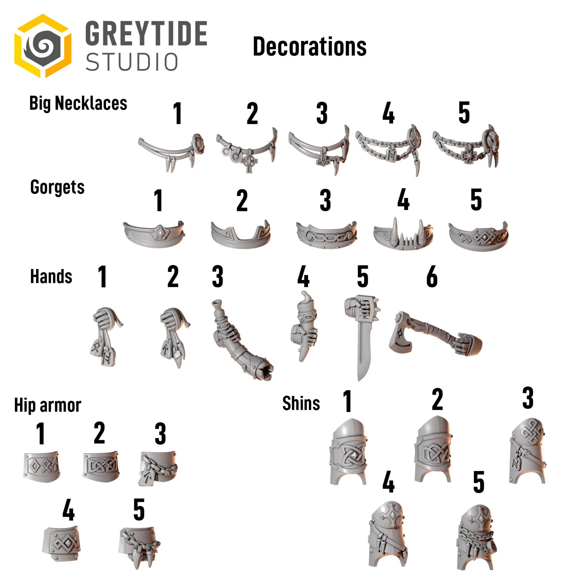 Hand Decos - Primal Hounds - 2