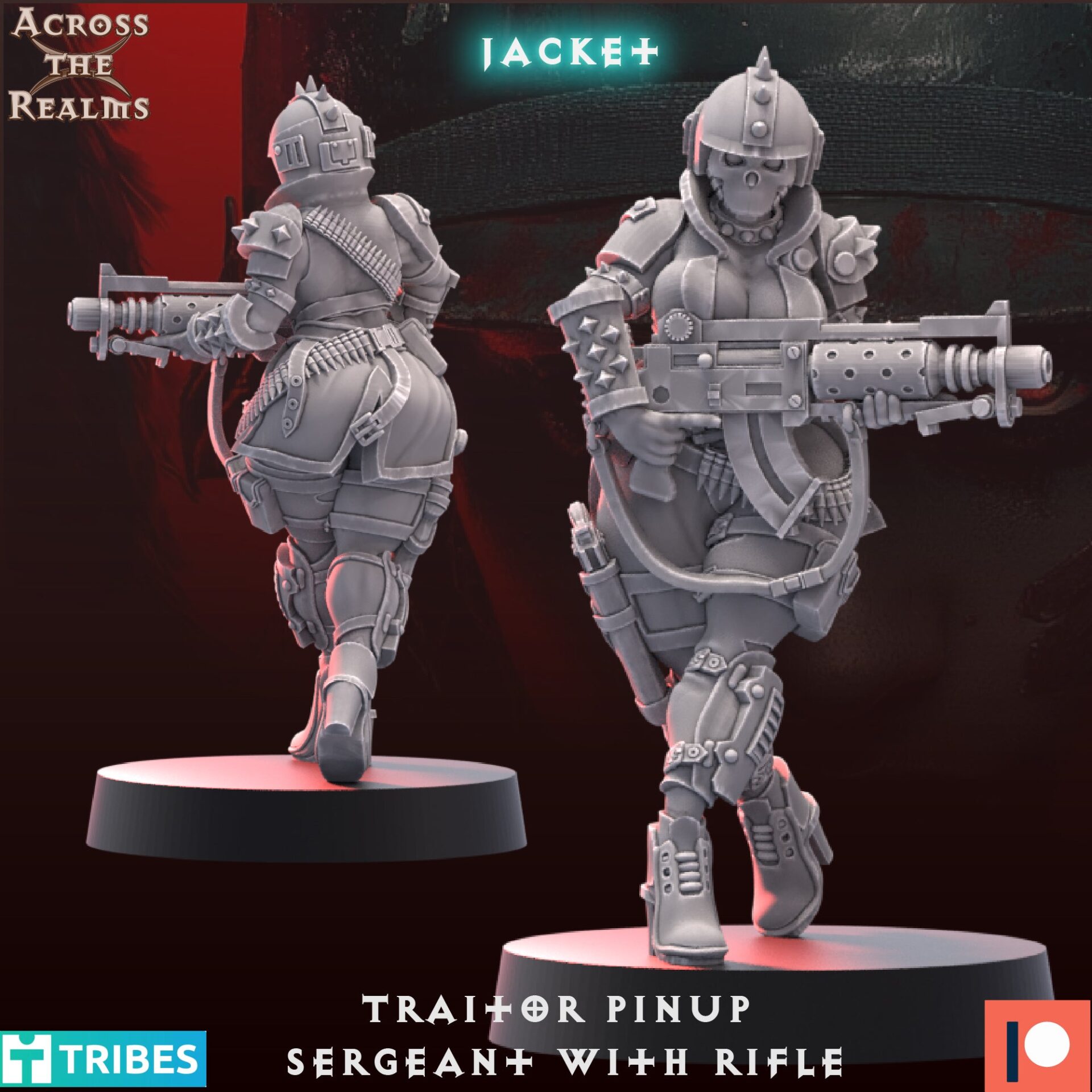 Sergeant with Rifle - Traitor Pinups - 1